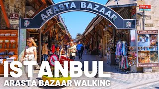 Istanbul 2022 Around Arasta Bazaar 16 April Walking Tour| 4k UHD 60fps
