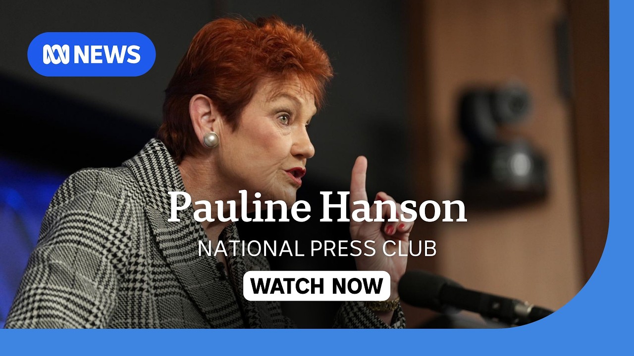 PAULINE HANSON ADDRESS THE NATIONAL PRESS CLUB (Wed 17 June 26 )