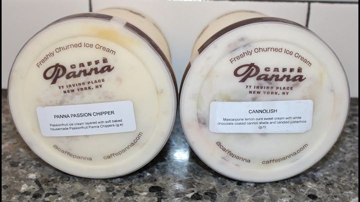 Caffè Panna Ice Cream from Goldbelly: Panna Passion Chipper & Cannolish Review