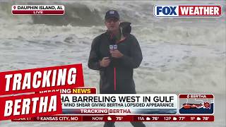 Tropical Storm Bertha Lashes Gulf Coast With Squalls And Coastal Flooding