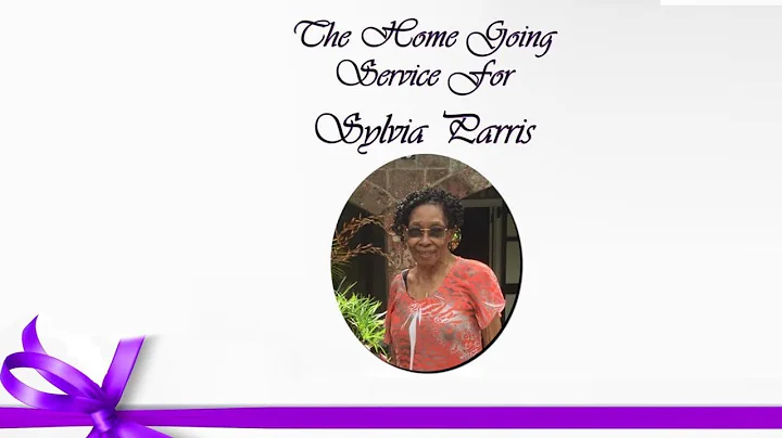 Home Going Service of Sylvia Parris