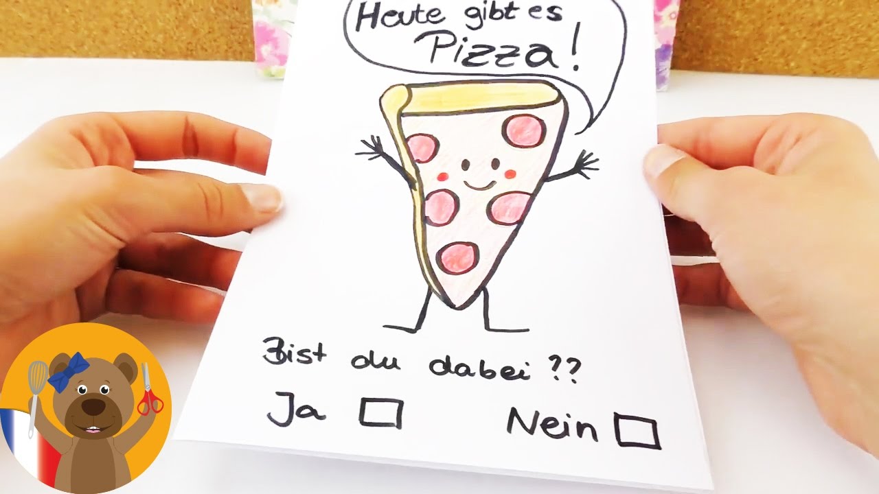 Bon pour une Pizza à faire soi-même | Cadeau pour sa meilleure amie/ son meilleur  ami - YouTube