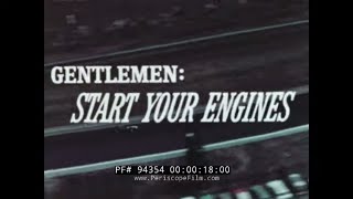 1965 HUMBLE OIL   INDIANAPOLIS 500 PROMOTIONAL FILM  "GENTLEMEN: START YOUR ENGINES"  94354
