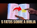 5 FATOS INTERESSANTES SOBRE A BÍBLIA QUE VOCÊ NUNCA IMAGINOU! - (O 5º É POLÊMICO)