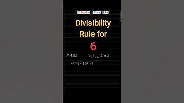 Divisibility Rule for 6 | Easy Math Trick in Seconds! #viral #shorts #youtubeshorts
