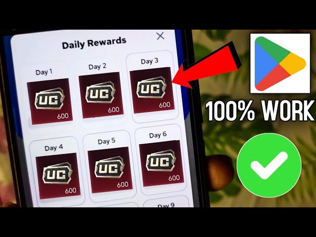 PlayStore Free 600 UC in BGMi | Free M21 Royal Pass/Elite Pass | Free Redeem Code & Free UC in BGMI class=