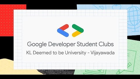 GDSC KLEF Info Session
