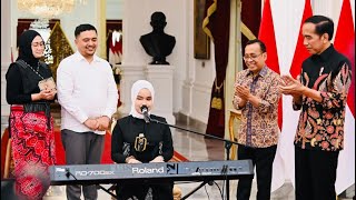 Saat Putri Ariani Nyanyi di Depan Presiden Jokowi, Istana Merdeka, 14 Juni 2023