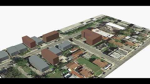 3D buildings model (Arc Scene) Using Fly Method