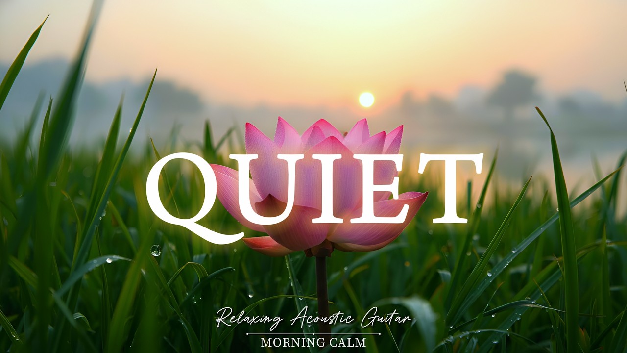 QUIET | Relaxing Acoustic Guitar 🌿 Gentle Music for Stress Relief Work & Study