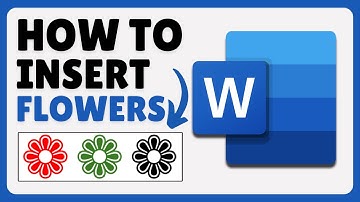 How To Make Flower Symbol In MS Word | Shortcut Key To Insert Flower Symbol In Word