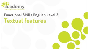 L2 Functional Skills Textual Features (Final)