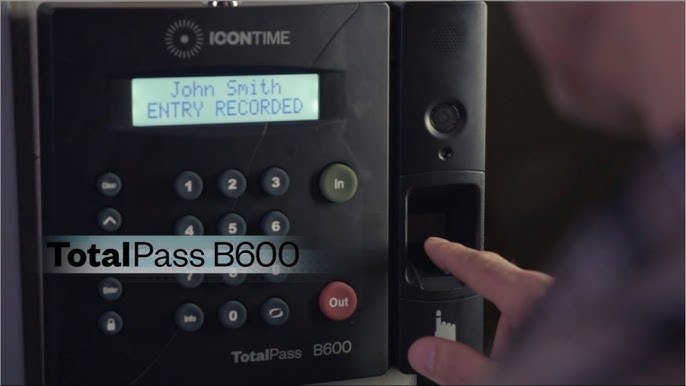 Icon Time Systems TotalPass P600 Proximity Card Employee Time