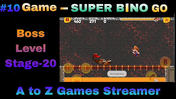 Super Bino Go Level-20 | Boss Stage - 20 😱😱 tutorial | Super Bino Go Gameplay | Adventure game 🎯🎯