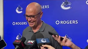 Patrik Allvin talks Canucks' work on day one of NHL Free Agency 2025