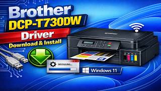 Brother DCP-T730DW Driver Download & Install | Windows 11