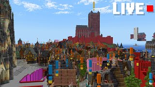 More Community City Project! | Minecraft Creative 1.21.5 LIVE