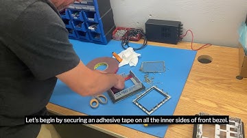 Assembling the LCD and Touch Screen Kit for Allen Bradley Panelview 600 Plus (2711PC-T6C20D8 Type B)