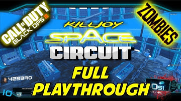 SPACE CIRCUIT: Zombies Custom Map (COD Black Ops 3 Full Playthrough)