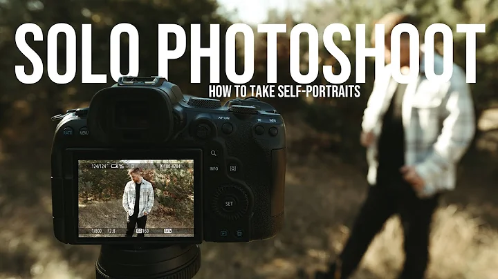 the BEST way to take self-portraits (WITHOUT using a SELF-TIMER)