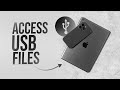 How to Access Files iPad USB (tutorial)