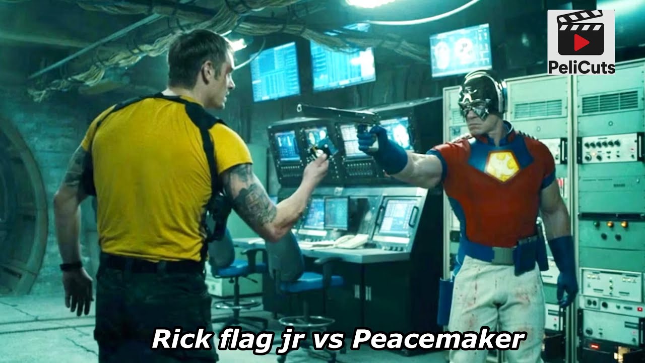 Rick flag jr vs Peacemaker (escuadrón suicida 2021) CLIP HD
