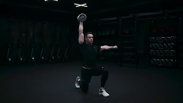 How To 1/2 Kneeling Dumbbell Press