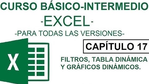 Curso Excel - Capitulo 17 - Filtros y Tablas dinámicas