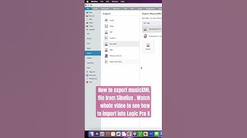 How to export musicXML file from Sibelius. #sibelius #logicprox