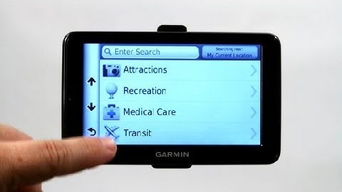 How to Locate POI for a Garmin GPS : GPS Basics