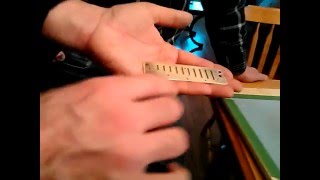 Flattening the draw reed plate