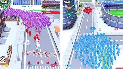Crowd City Android Gameplay HD (By VOODOO) | Many Skins