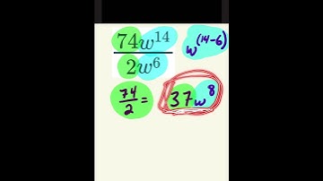 Exponent Properties Examples - Quotient Rule