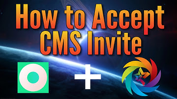 How to Accept the CMS Invite
