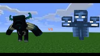 Warden titan vs Witherzilla | mcpe