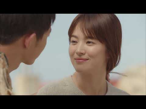 Yoo and Kang enjoy a romantic moment | Descendants of the Sun Ep.19