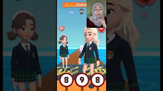 battle jadi pelajar (pertempuran catwalk-berdandan) #shorts #gaming #games screenshot 4