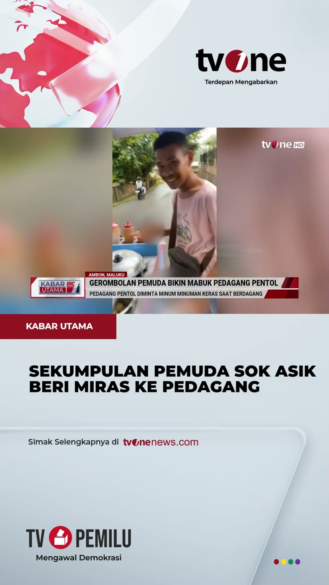 Pedagang Pentol Dibikin Mabuk oleh Segerombolan Pemuda hingga Ganggu Ketertiban | tvOne