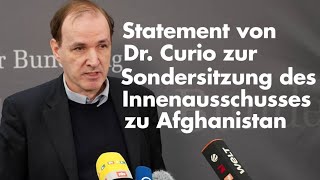 Keine afghanische Völkerwanderung nach Deutschland | Dr. Curio zur Innenausschuß-Sondersitzung
