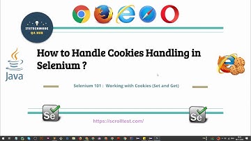 How to Handle Cookies in Selenium Webdriver ?
