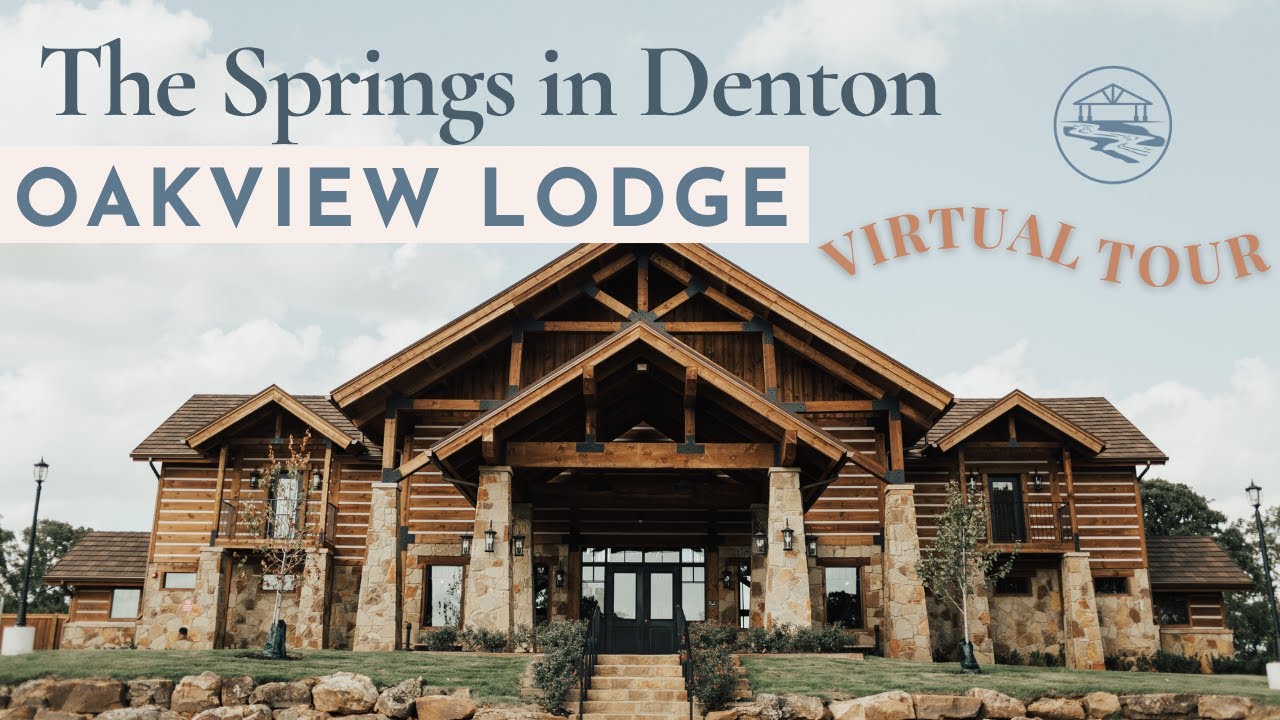 Oakview Lodge at The Springs in Denton | Virtual Tour of this Dreamy Wedding & Event Venues