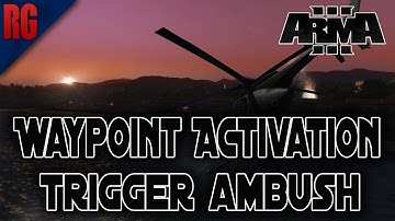 Arma 3 Editor Tutorial - How To Have Units Join Your Squad Off Waypoint Activation + Enemy Ambush