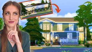I designed a second story for my real house in Sims 4 (Architectural Professional)