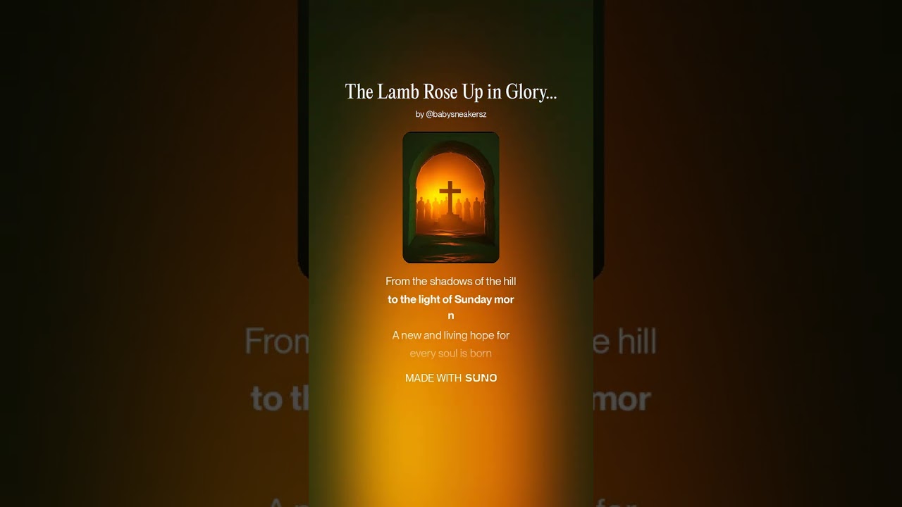  The Lamb Rose Up in Glory