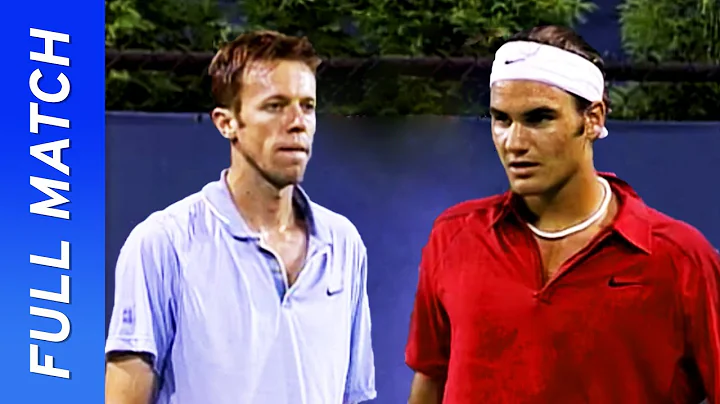 Roger Federer vs Daniel Nestor in his first televi...