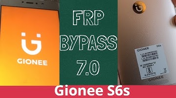 Gionee S6s FRP Lock Solution | Frp Unlock 7.0 | Google Account Bypass