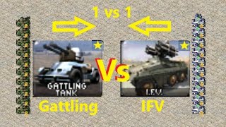 Gattling Tank vs IFV - Red Alert 2