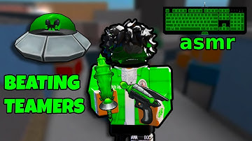 Beating TEAMERS With The NEW ALIEN SET 👽 (MM2 Keyboard ASMR)
