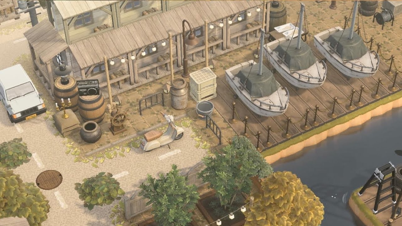 【あつ森】島紹介 自然あふれる街並みがとても美しい島【あつまれどうぶつの森】夢訪問