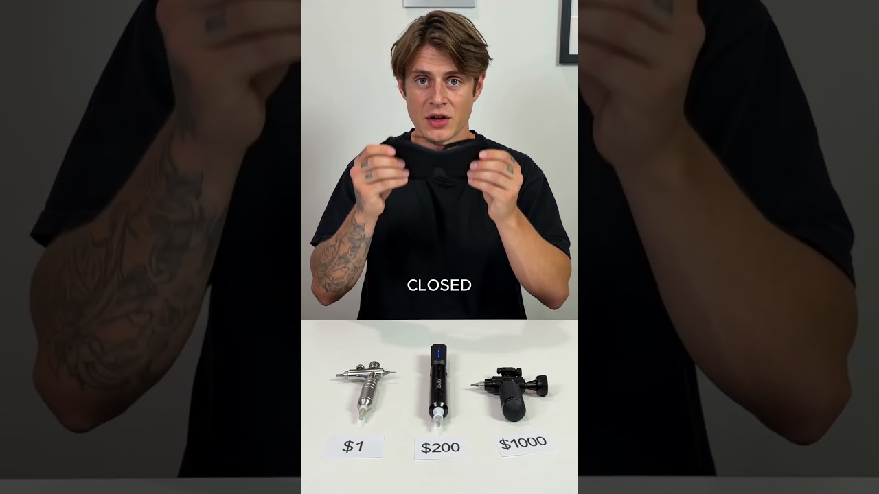 タトゥーマシン 今週末の2日までの値引きです。 $1 vs $199 vs $999 tattoo machine - YouTube
